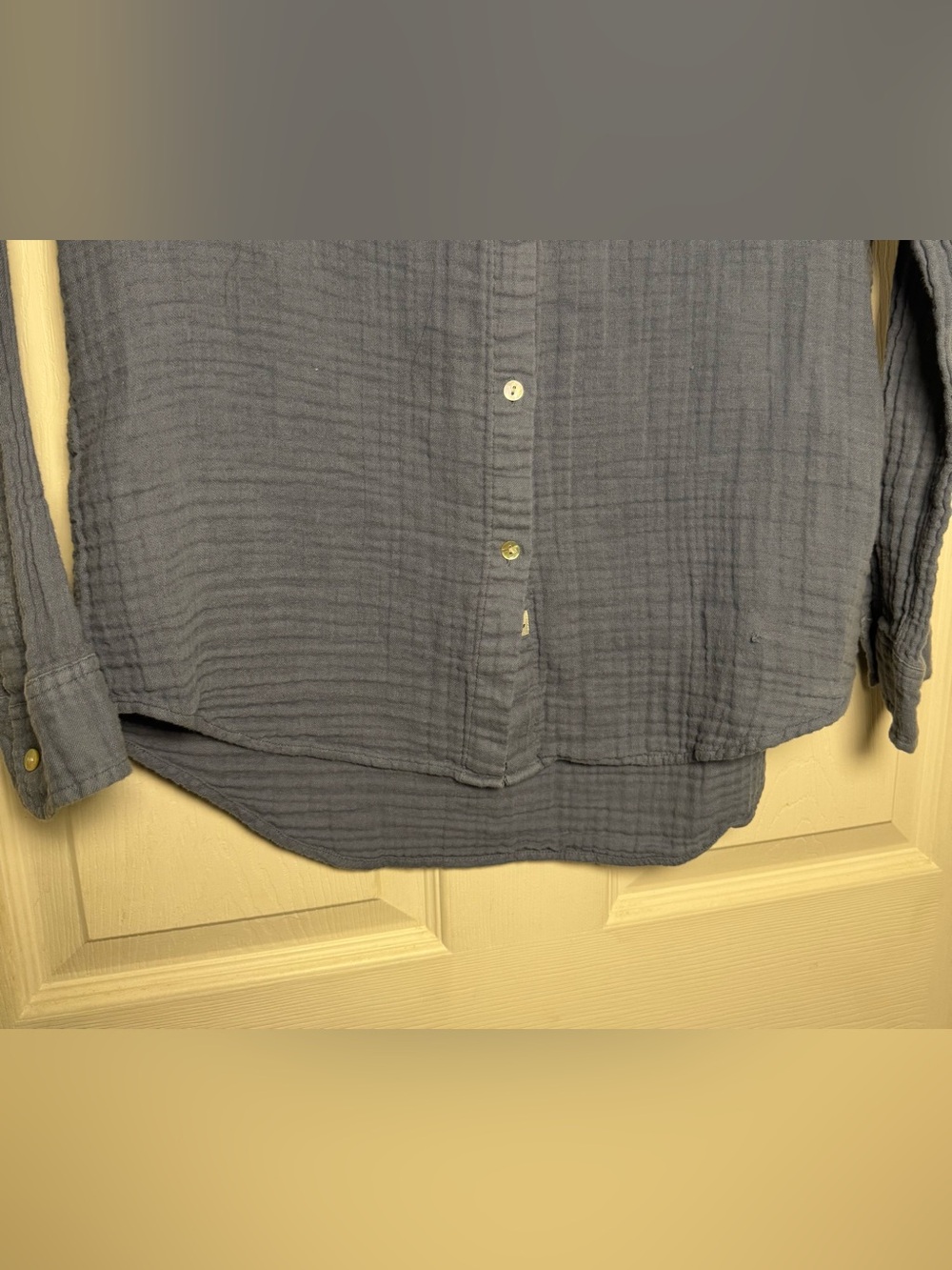 Rails True Blue Ellis Cotton Button Down Shirt Women’s Small Business Casual - Picture 7 of 14